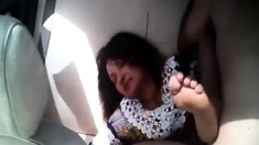 Fucking Uyghur girl in the car
