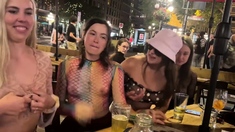 Amateur princesses voyeur fucking in public place