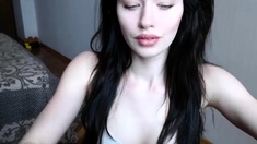 Brunette Solo Webcam Masturbation