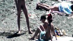 Nudist Beach Teen Girls Voyeur Serie 030628