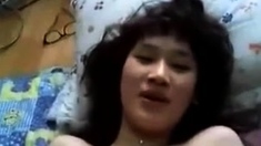 Close creampie of Chinese wife
