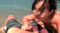 Amazing Amateur Babe Has Hot Sex By The River