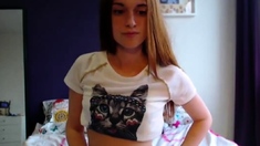 My Online Girlfriend 18 and Perfect Young Camgirl